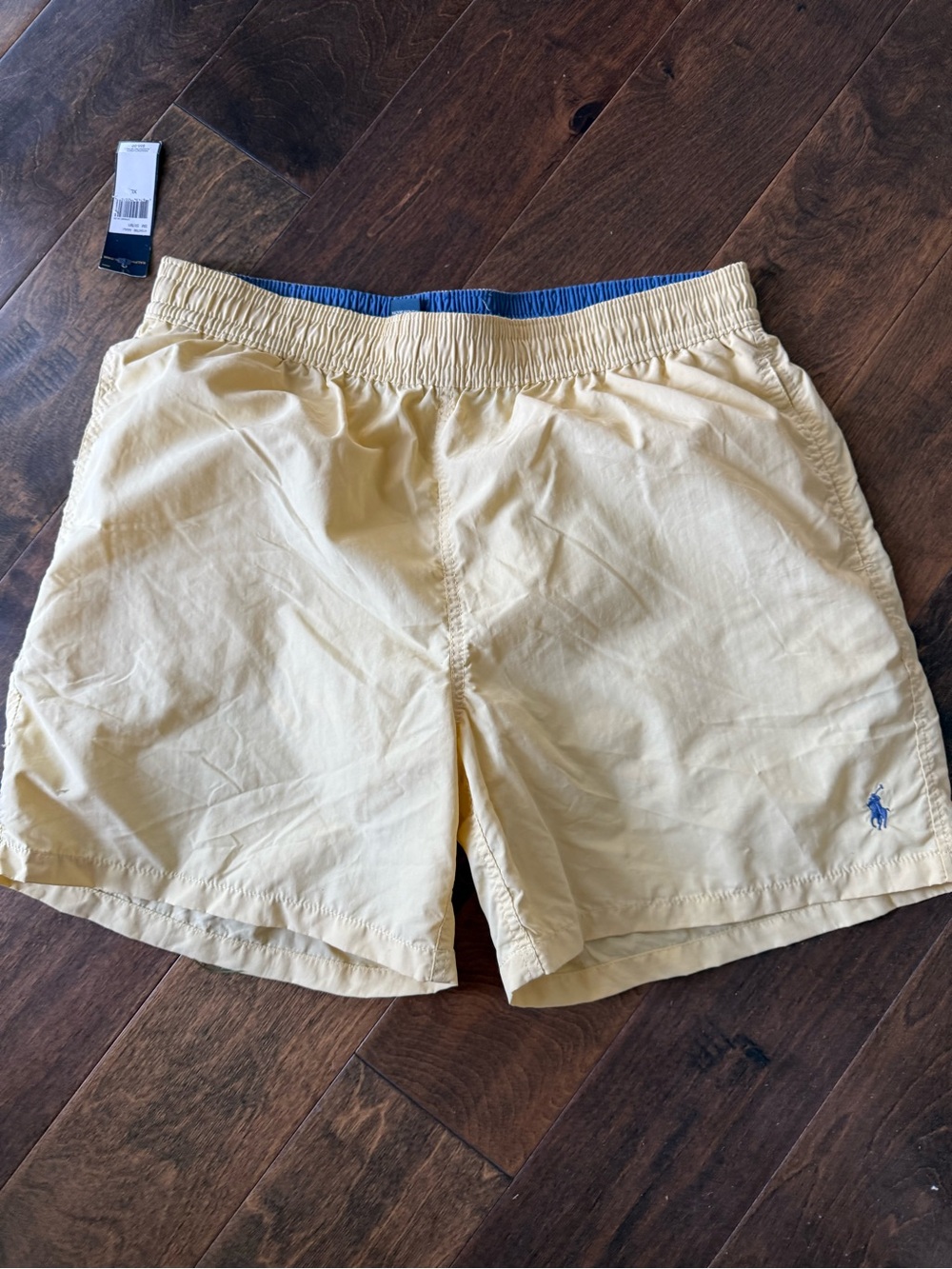 NEW Polo by Ralph Lauren Pale Yellow Men’s Swim Trunks